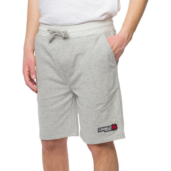 Pantaloncini grigi da uomo con logo Scrambler Ducati X Shorts, Abbigliamento Sport, SKU a723500066, Immagine 0